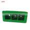 Green Three Gang Plastic  40x40x40mm Cube Test Moulds