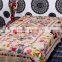 Decorative Vintage Suzani Wall Tapestry Hippie Runner Floral Bedspread Hand Embroidered Suzani Bed-Cover