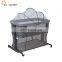 China factory adjustable multi-functional baby double playard crib