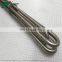 Topright-made SUS304 3 Phases U shape tubular type water immersion heater with flange