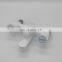 Modern wall mount shower mixer bathroom bathtub white double handle plastic faucet