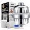 8-stage shower water filter cartridge included