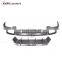 PP material POCH  9y0 TE style body kit with front lip spoiler rear diffuser and muffler tips body kit full set for 9y0