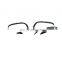 1 Pair Real Carbon Fiber Front Bumper Splitter Lip Fin Air Knife Auto Body For Passat CC Diffuse Splitters 2009-2012