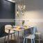 EUROPEAN postmodern simple Single Head glass and brass pendant light for decorate