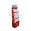 Low price hair extension promotion cardboard display stand rack