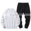 2021 men's spring and autumn new couple casual sports suit round neck sweater multi-color trendy fashion men's clothing