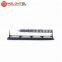 MT-4012 Высококачественная 19-дюймовая 1U 24-портовая двухсторонняя IDC-разъемная панель для кабелей CAT6 с кабель-менеджером