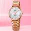 Skmei Brand Watches 1840 Waterproof Rose Gold Women Stainless Steel Lady Watch