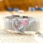 18mm slide heart locket bracelet bangles stainless steel