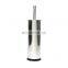 2021 stainless steel strong toilet cleaning brush bathroom mirror finished toilet cleaning brush and holder set