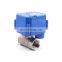 CWX-25S mini electric actuator motor water ball valve 5V 12V 24V 110V 220V motorized 12V motorized valve