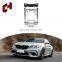 CH Factory Direct Wide Car Bumper Trunk Spoiler Side Skirt Rear Through Lamp Full Kits For BMW 2 series F22 to M2 CS