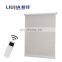 Horizontal Wifi Motorized Upright For Indoor Window Grey Blackout DC Tubular Motor Remote Control Roller Blinds Shades