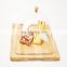 100% Organic Unique Kitchen Household Luxury Cake Bamboo Cutting Board Tray