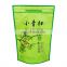 custom printed zipper aluminum foil stand up pouch tea bag packaging with window