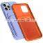 New liquid silicone phone case TPU PC Phone case Colorful Card Portable phone accessories case for iPhone 14 /13ProMax