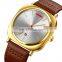 Genuine leather quartz watch top quality fashion brand Skmei 9266 wholesale 3Bar waterproof square dial men wristwatch