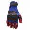 Factory Custom Blue Mining TPR Mechanic Cut Resistant Impact Resistant Work Safety Gloves