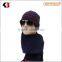 2015 Wholesale knit hat winter beanie and scarf set for man
