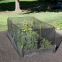 Tree Guard Black Plastic Reinforced Net Garden Plants Protection Barrier Fence Against Rabbits Chew-Proof Net