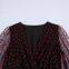 Spring new dress for women, slim fit and casual design, niche and versatile with bubble sleeves