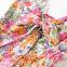 2025 Fashion Seaside Ball Lotus Leaf Edge European and American French Printed Strap Skirt