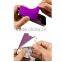 Smart silicone cell phone credit card holder