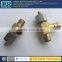 Custom brass casting valve body fittings