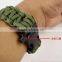 fashion 2 color gold adjustable paracord bracelet shackle