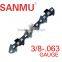 3/8'' 063'' sawchain for chainsaw ,steel stainless saw chain made in China