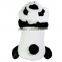 3D Dog Panda Clothes with Shorn Velvet Material and Rhombic Cotton-padded Lining fit for Autumn and Winter