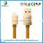 Remax Golden data & charging micro usb cable for android and iphone