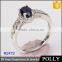 Fashion Women's Engagement Ring 18k White Gold Jewelry Diamond Wedding Ring