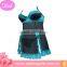 The fashion blue/pink black lingerie / babydoll/thin G-string