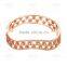 fashion gold front opening alloy jewelry bangles