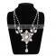 tribal zircon sterling silver evening dress banquet costume jewelery set