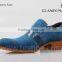 Slip-on men dress leather shoe flat outsole shoes for men mexico design