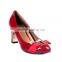 New Red Strappy Heels Pumps Sexy Wedding Club Party Platform High Stiletto Heels Shoes