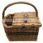 wicker picnic basket for 2 person