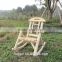 leisure ways outdoor wooden rocking chair