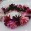 women Fashion tiara flower crown headband women wedding garland crown handband for girls