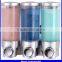 triple wall mounted hand sanitizer dispenser