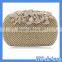 Hogift Top Selling Flower Purses With Rhinestones Crystal Evening Clutch Bags