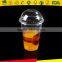 plastic cup sizes/plastic coffee cups mugs with lid/heat resistance plastic cup