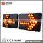 AOLE electronic signs Led flashing arrow board with steel plate base