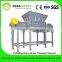 Low RPM double shaft shredder machine for rubber chips