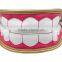 OEM PU human mouth type pencil case customized shaped pencil pouch bag