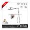 Modern style shower room fitting surface mounted simple rain shower set build in hidden shower