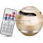 Fashion gift hot-sale battery bluetooth speaker with light